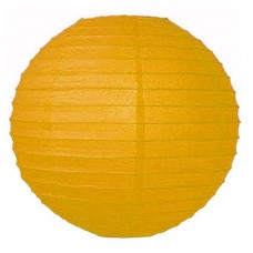 8" Paper Lantern Ochre Regular Wire